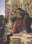 Sandro Botticelli Calumny Spain oil painting artist